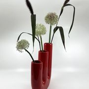 Vase with 3 necks in ceramic • space age • Italy • Circa 60/70