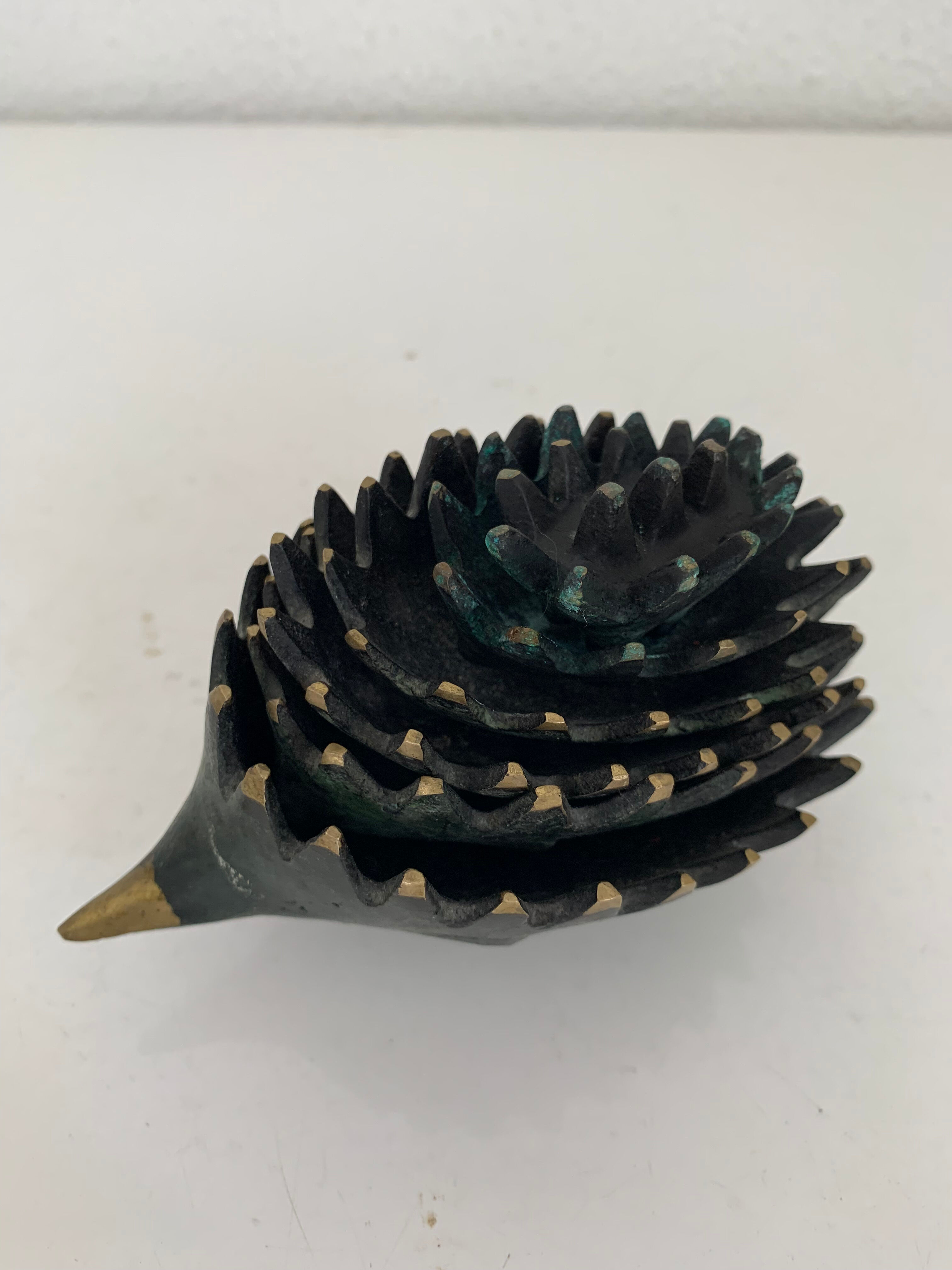 Vintage Ashtrays 1950 Hedgehogs by Walter Bosse for Hertha Baller