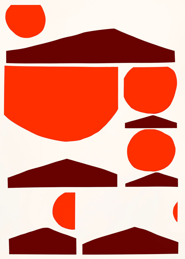 Affiche serigraphie dune 3