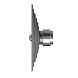 Wall lamp Sound M graphite structure ⌀40cm herstal