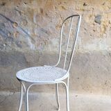 Paire de chaises de jardin en fer