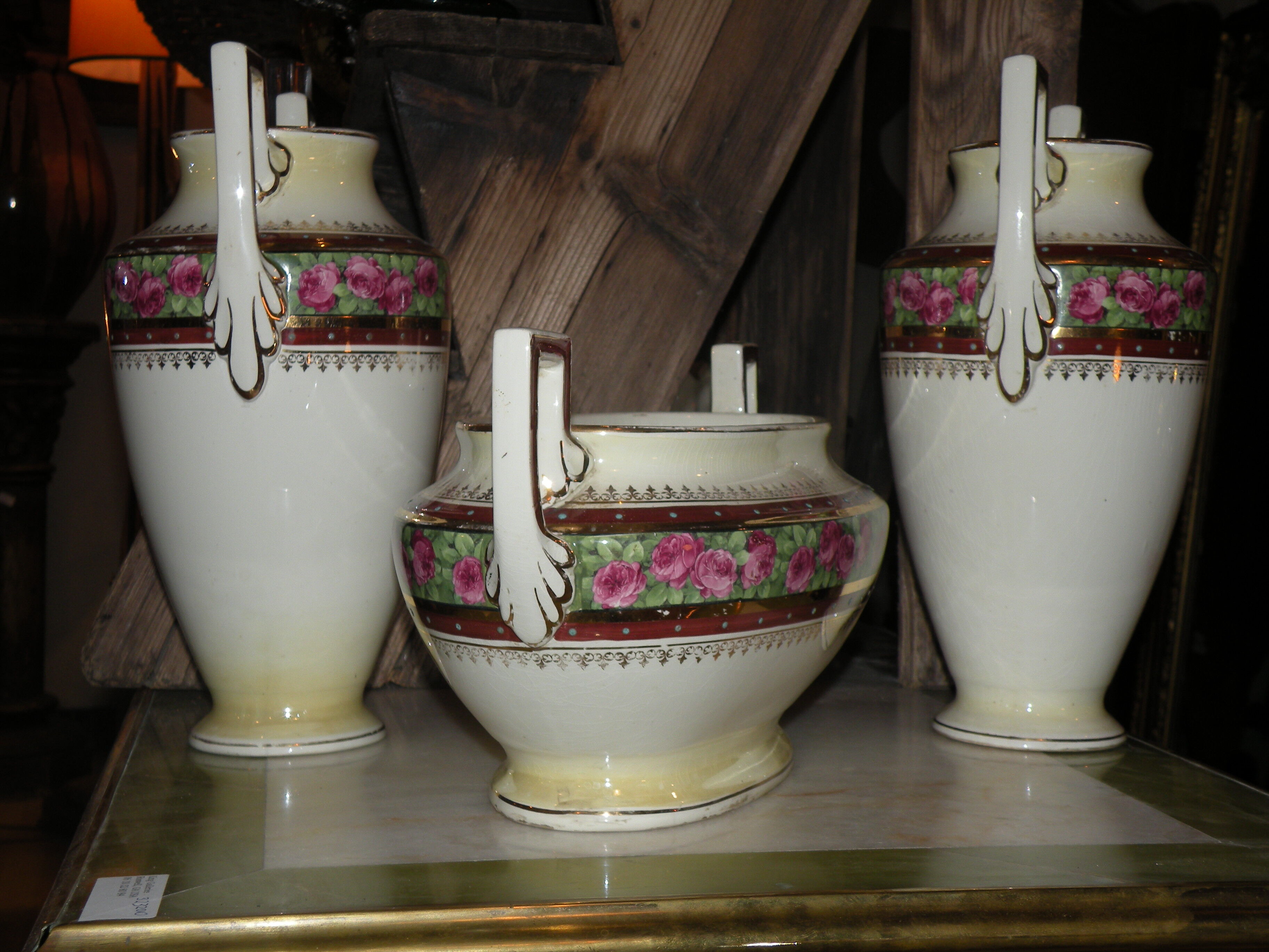 Belgian earthenware trim Boch La Louvière year 1930, 1940