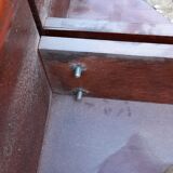 Rattan and bamboo bed and side tables