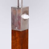 Restored ArtDeco Floor Lamp, J. Halabala, UP Zavody, Walnut, Czechia, 1930s