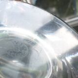 Crystal ashtray signed Bayel
