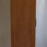 Parisian wardrobe in natural blond mahogany from the 1960s