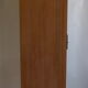 Parisian wardrobe in natural blond mahogany from the 1960s