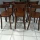 Suite de 6 chaises de bistrot Baumann vintage 1968