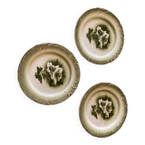 Set of 3 dessert plates