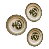 Lot de 3 assiettes à dessert