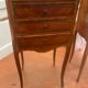 Pair of bedside in marquetry style louis XV