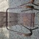 Paire de fauteuils en métal perforé de René Malaval 1950