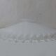 Lampshade in opaline glass white vintage