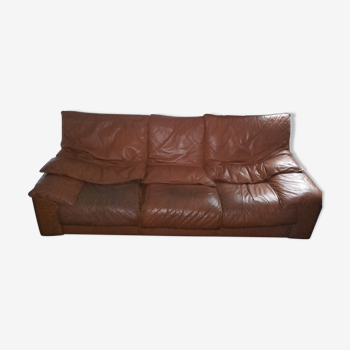 Sofa 3 places leather