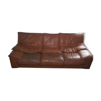 Sofa 3 places leather