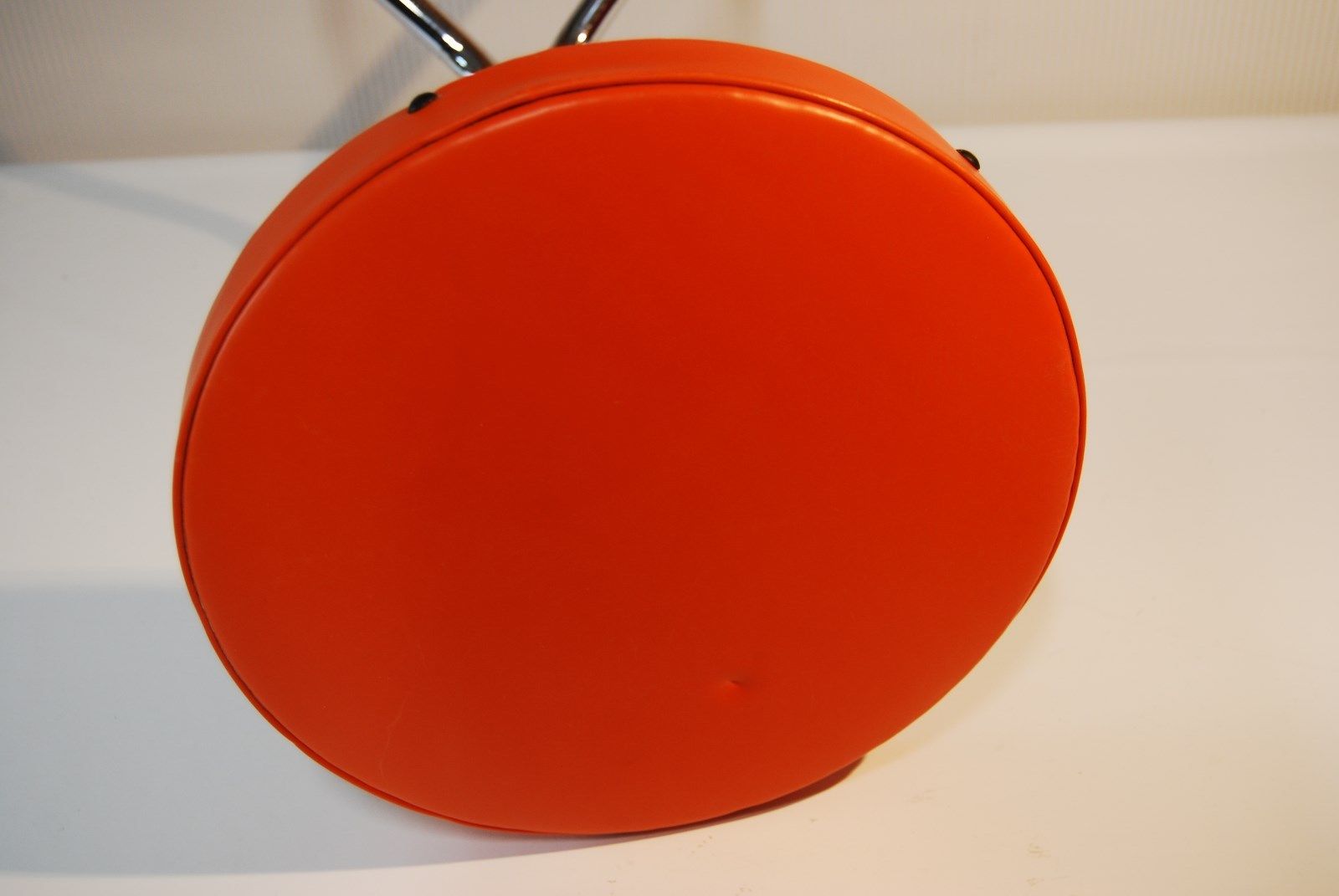 Stool orange vintage lounge