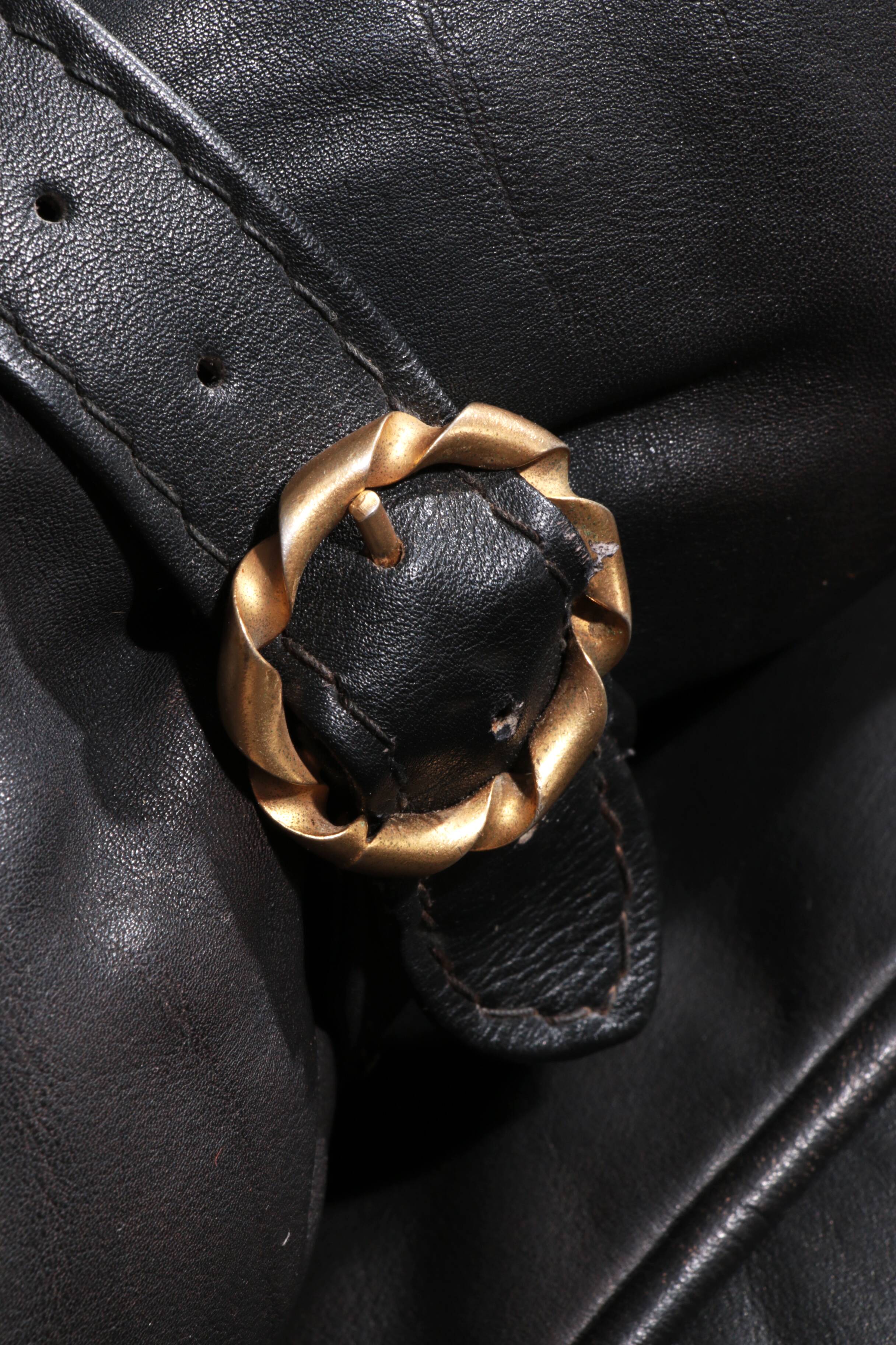 Luciano Frigerio "Rancero" Leather Lounge Chair - 1970s Italian Design