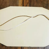 Bevelled octagonal mirror 30s