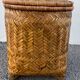 Basket with lided bamboo from Asia