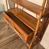 Rattan Bookshelf Drawer
