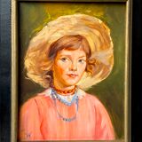 Portrait d'une jeune fille.