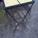 Porte vinyles meuble d'appoint en fer