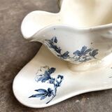 Saucière Lunéville en terre de fer bleue, service "Azaléa"