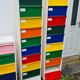 3 80s metal furniture / filing cabinets / flaps