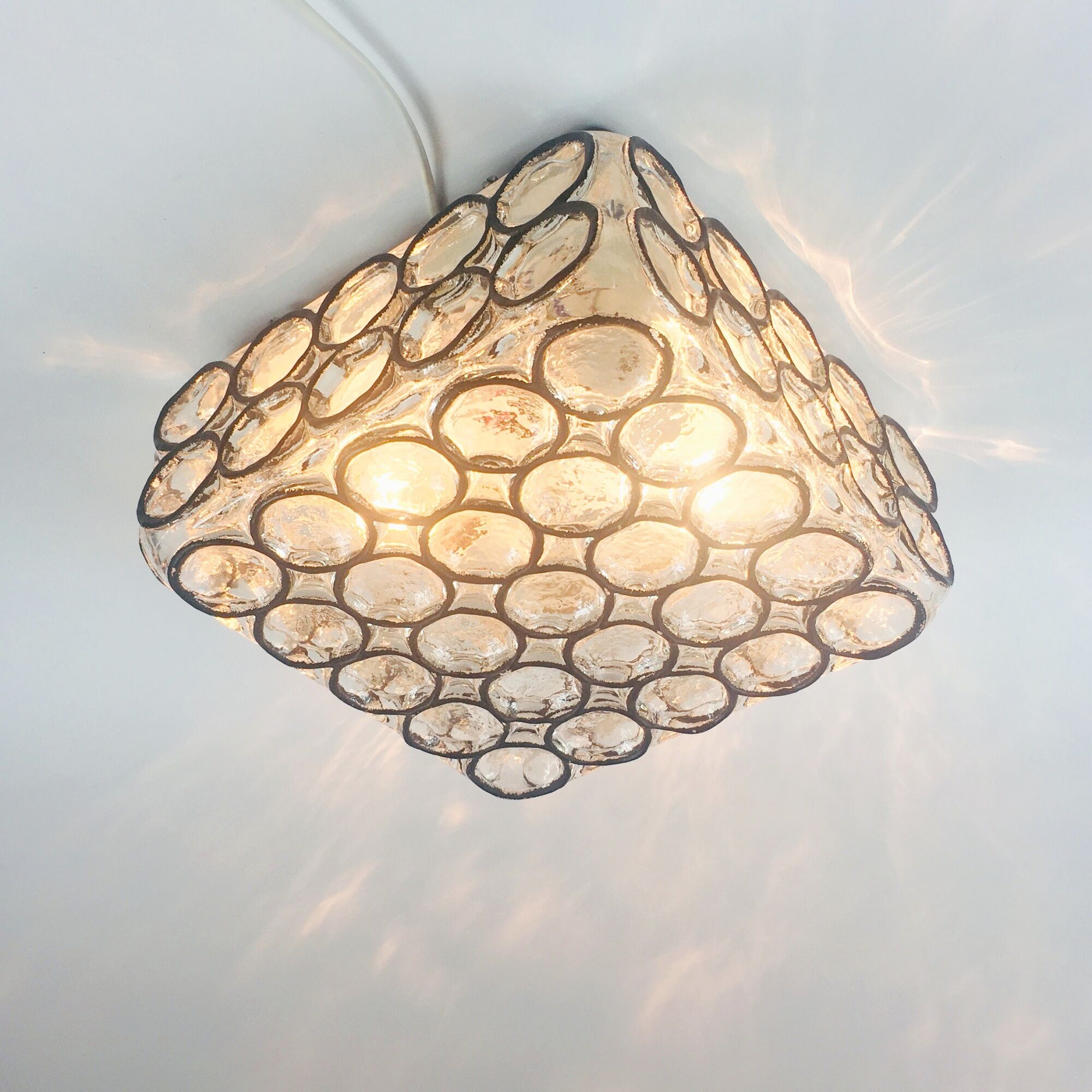Pair ceiling Lamps From Limburg, Germany 1960s