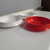 Set of 3 plates Guzzini Italy 70s