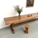 Monastery table in solid oak, 350 cm, circa 1900.