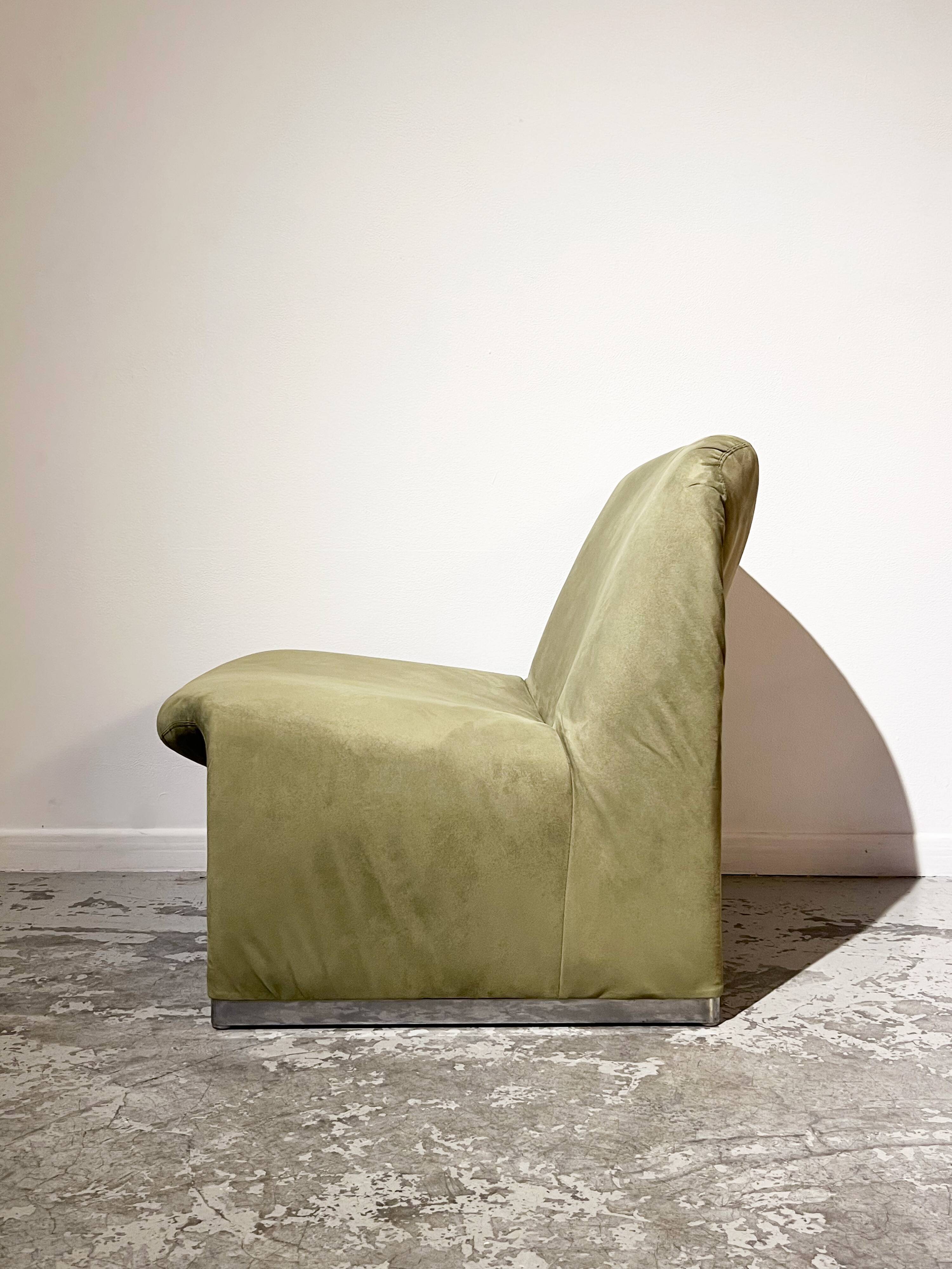 Alky fireside chair by Giancarlo Piretti for Castelli Italy 1970s