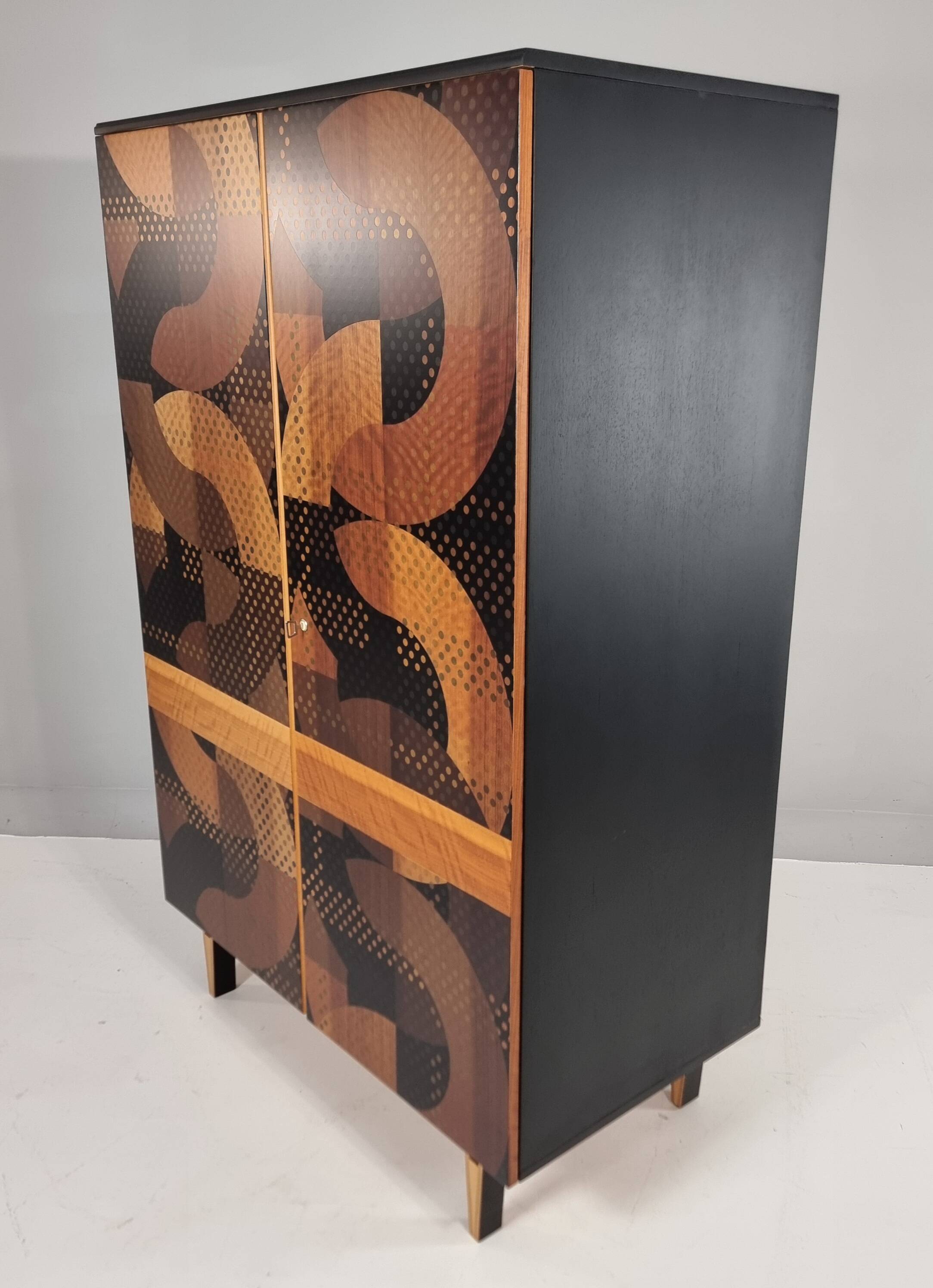 Vintage Beech Wardrobe, 1970s