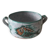 Vintage ceramic Vallauris pocket emptier