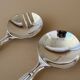 Italian 1960’s Vintage Pair Of Silver Plated Salad Utensils