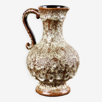Vase Fat Lava West Germany Stein Keramik Vintage Pottery 28cm