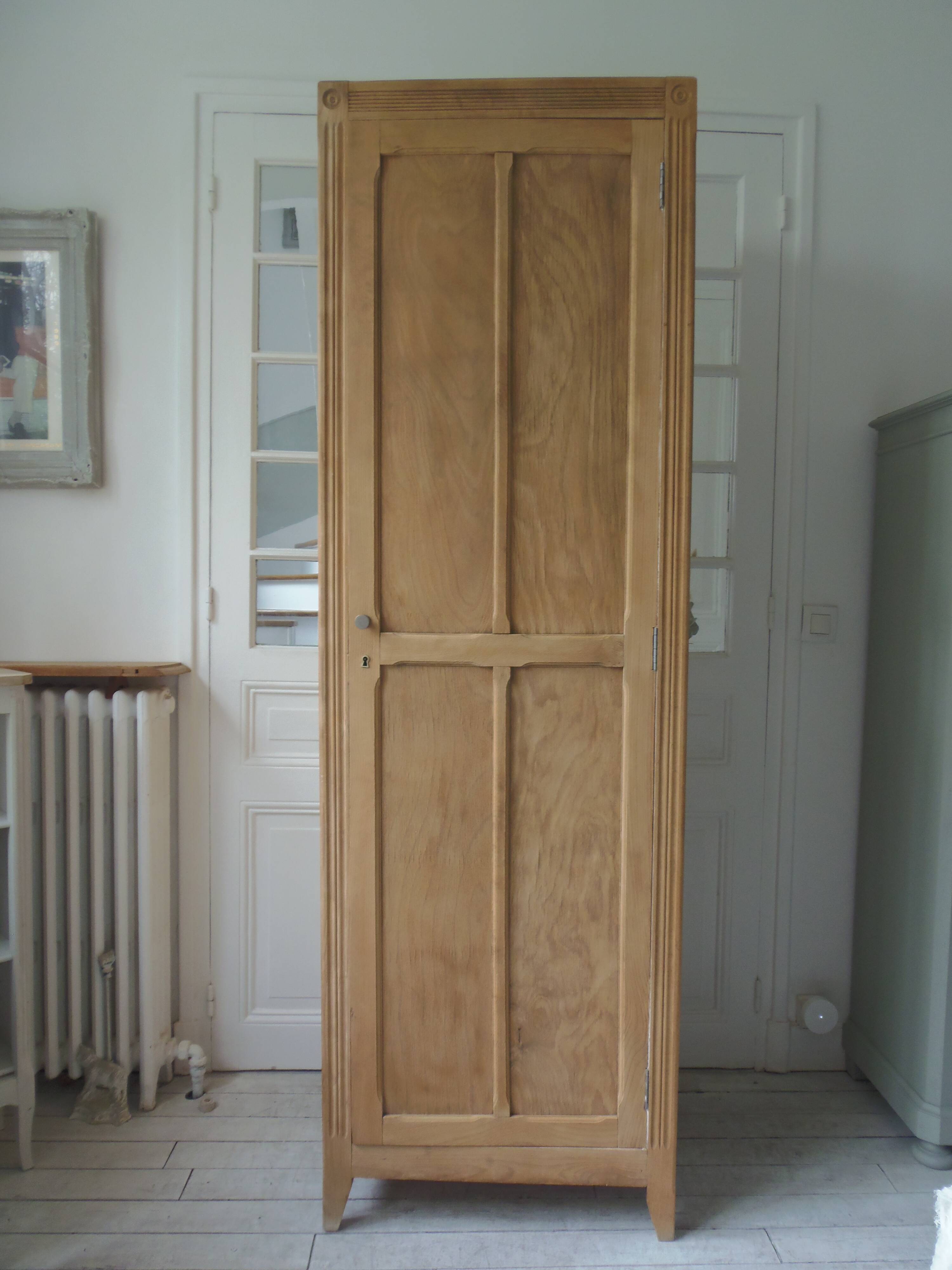 Wardrobe, vintage Parisian dresser has been completely sanded and waxed.
