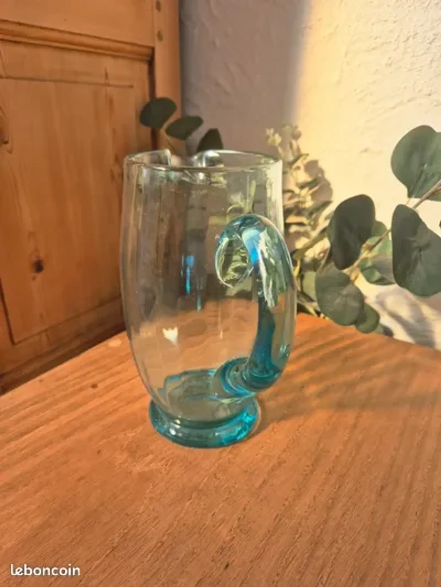 Vintage bubble glass carafe