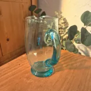 Vintage bubble glass carafe