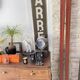 Pair of vintage Rossignol Hickory wooden skis