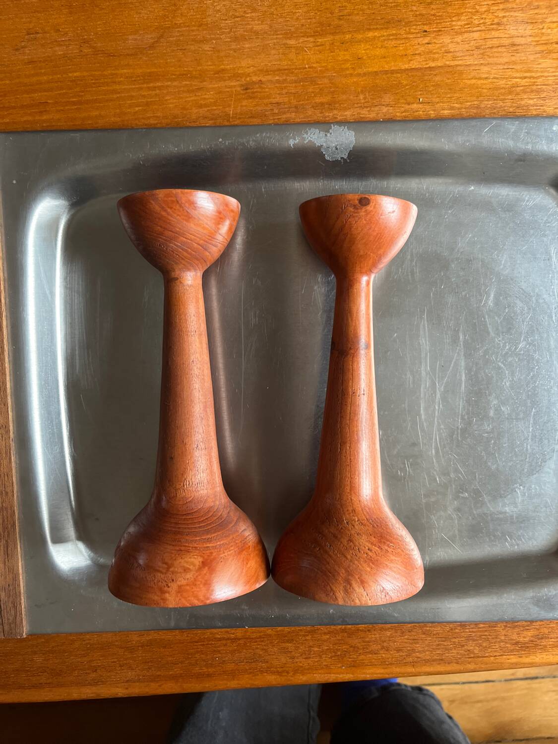 Scandinavian candle holder set