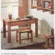 Solid elm desk Maison Renew, France 1980s