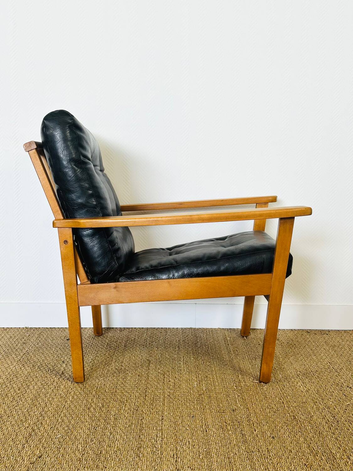 Scandinavian armchair in teak 1960