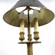 Lampe bouillotte bronze et laiton de style Louis XVI
