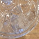 Pressed glass bonbonnière