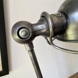 Jieldé lamp 1 arm 40cm industrial graphite Jean Louis Domecq 1950