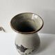 Ceramic vase with fish pattern - Vintage signed (signature to be identified)