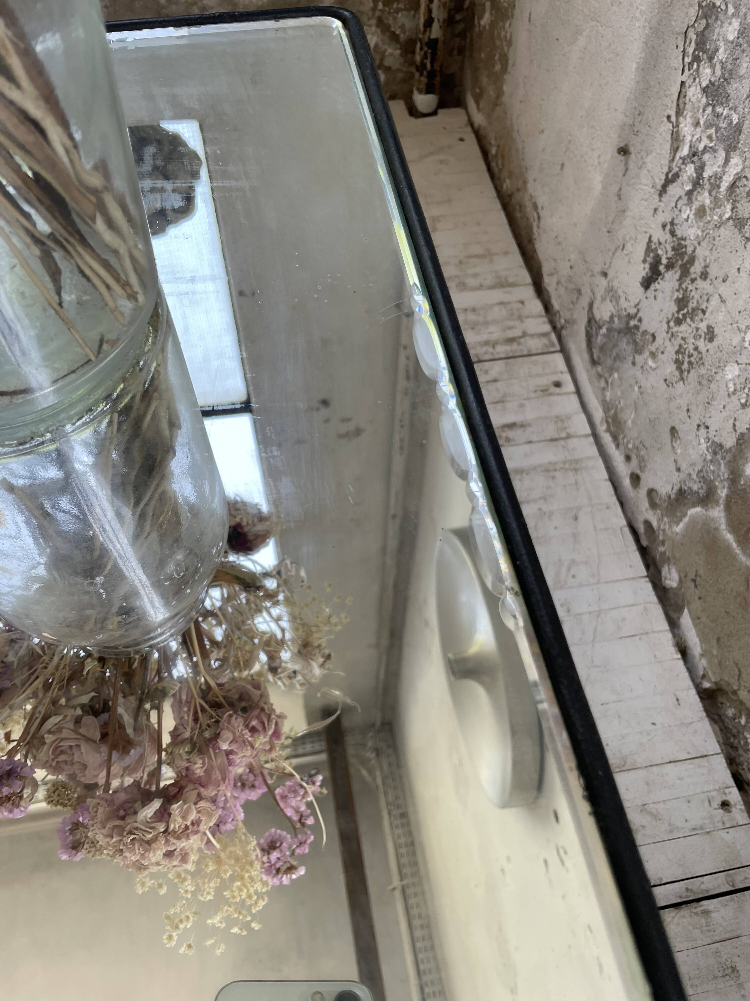 Mirrored coffee table from the 60s