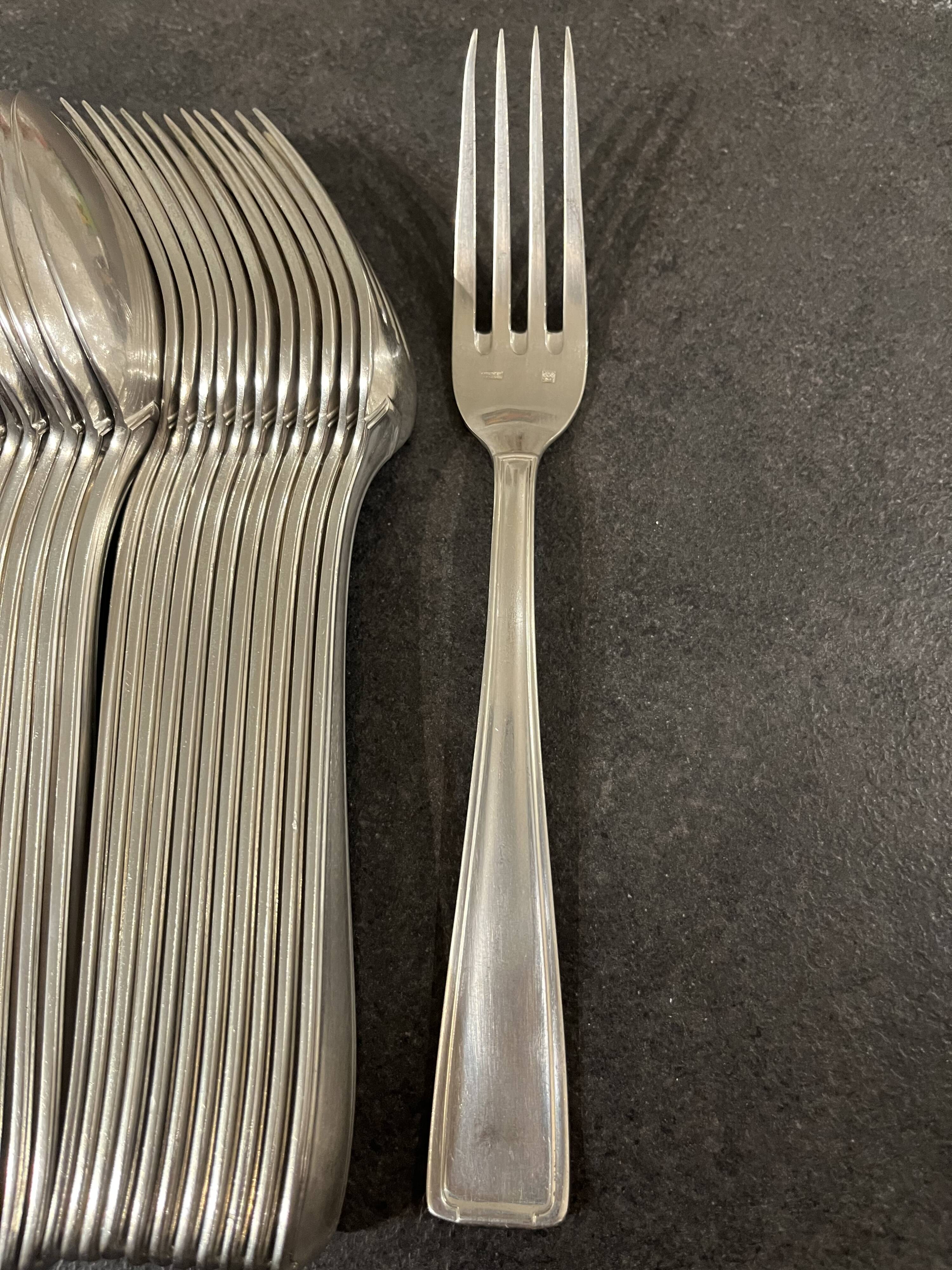 Silver-plated metal cutlery by François Frionnet