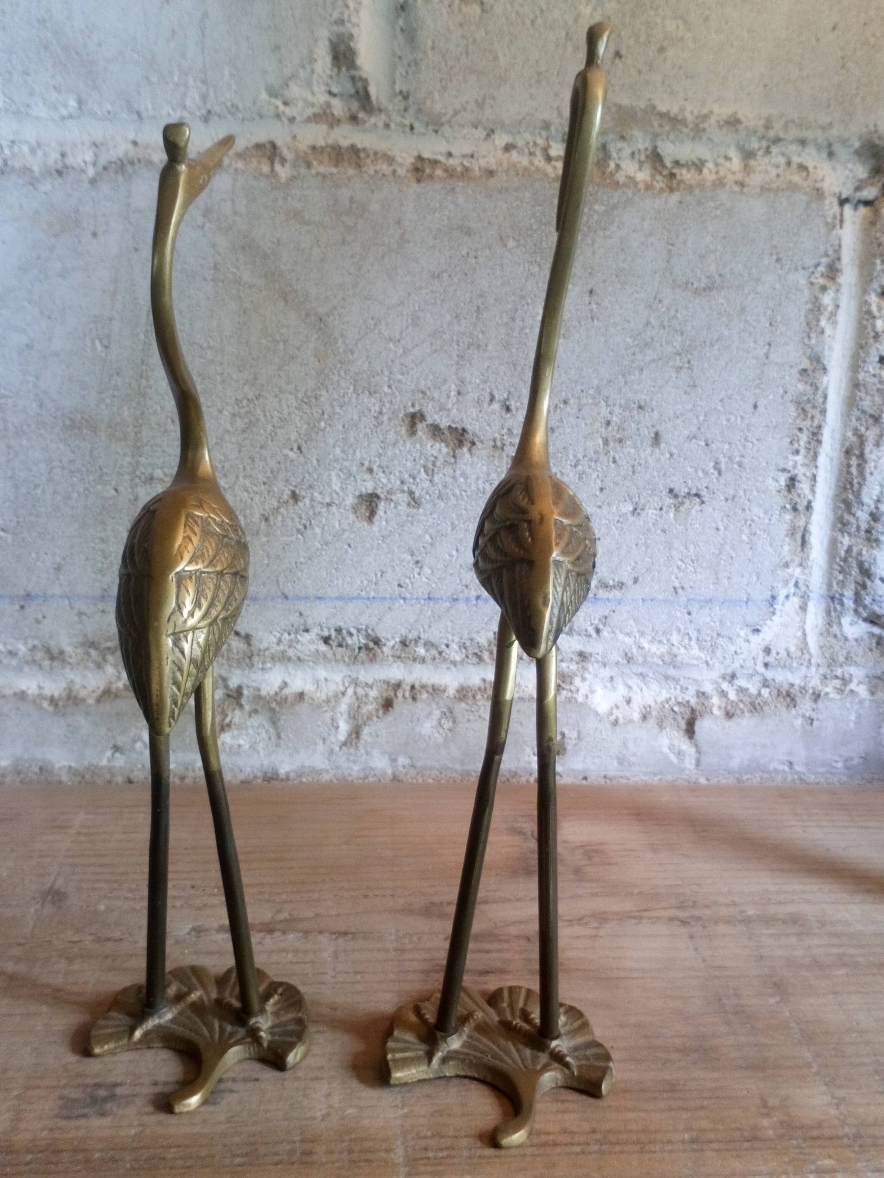 Couple of brass waders